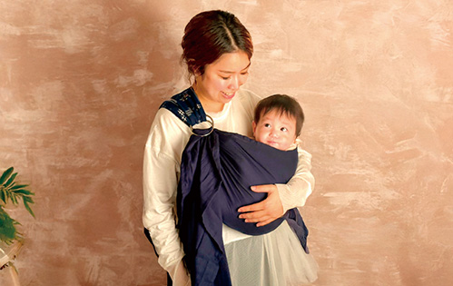 琉球絣のベビースリング　沖縄子育て良品